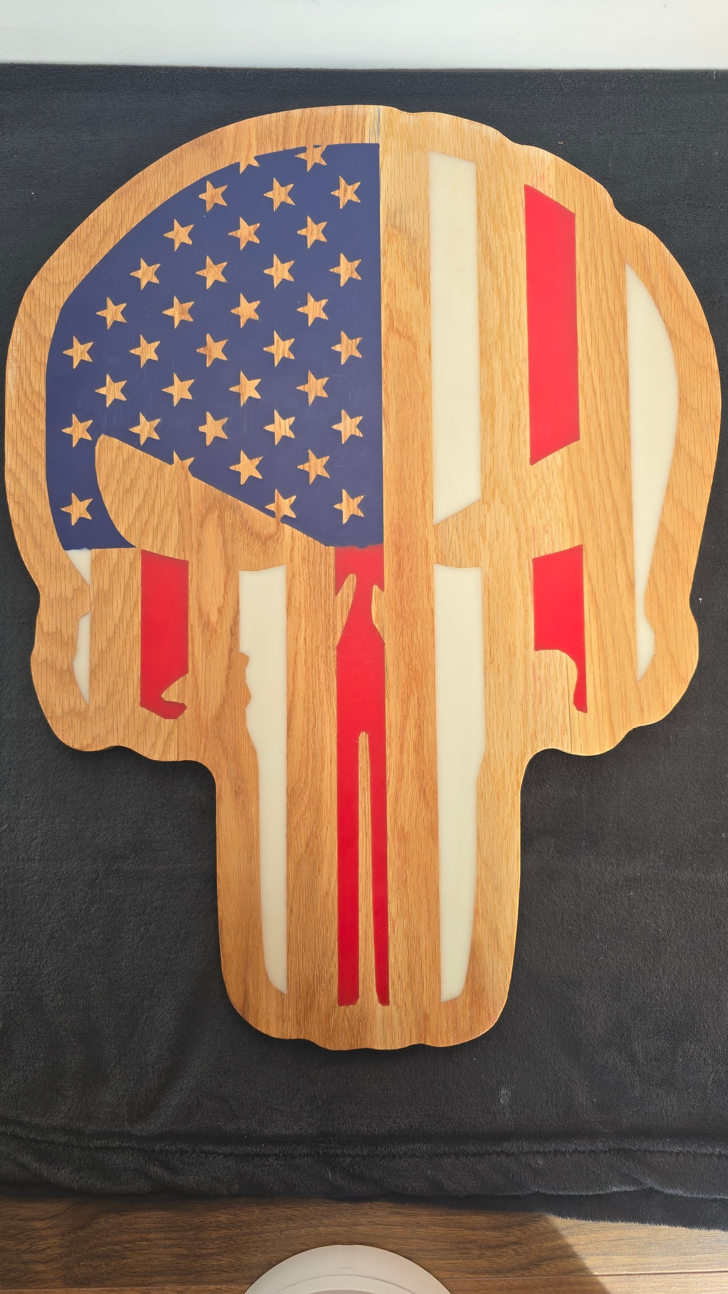 Skull America Cutting Board